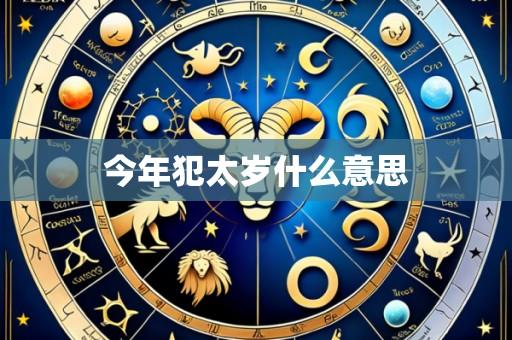今年犯太岁什么意思