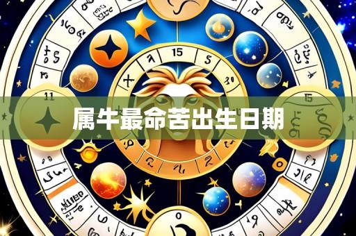属牛最命苦出生日期