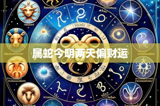 属蛇今明两天偏财运