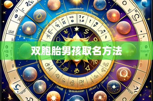 双胞胎男孩取名方法