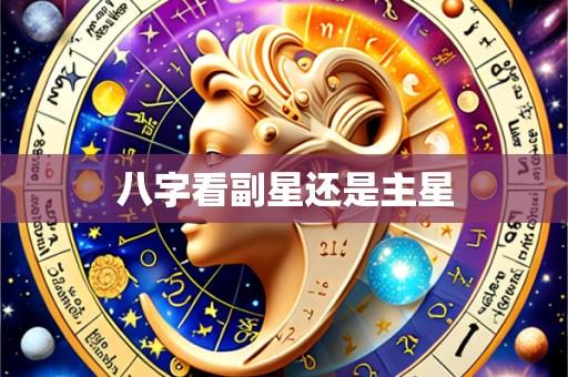 八字看副星还是主星