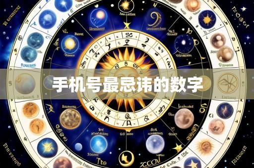 手机号最忌讳的数字