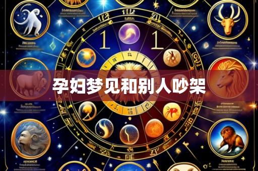 孕妇梦见和别人吵架