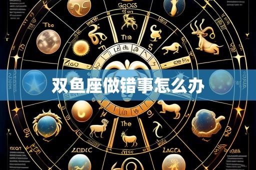 双鱼座做错事怎么办