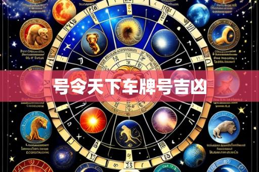 号令天下车牌号吉凶
