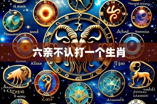 六亲不认打一个生肖