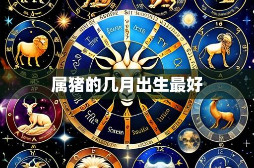 属猪的几月出生最好