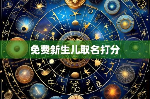 免费新生儿取名打分