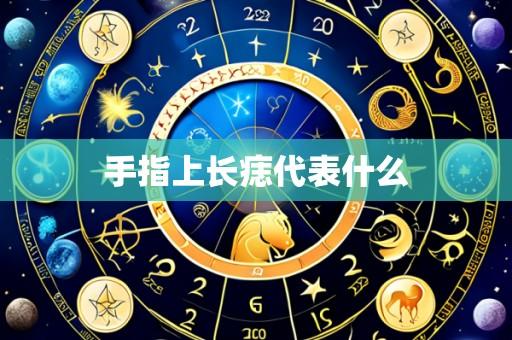 手指上长痣代表什么