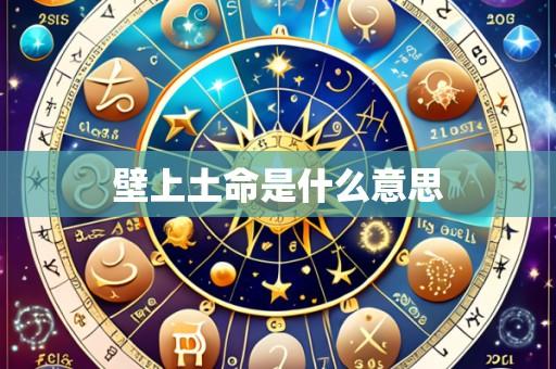 壁上土命是什么意思