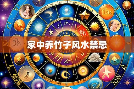 家中养竹子风水禁忌