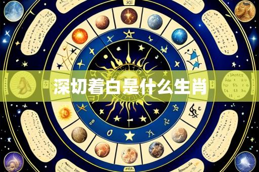 深切着白是什么生肖