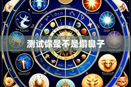 测试你是不是塌鼻子