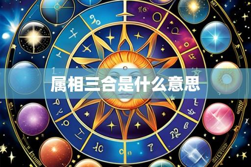 属相三合是什么意思
