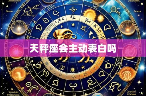 天秤座会主动表白吗