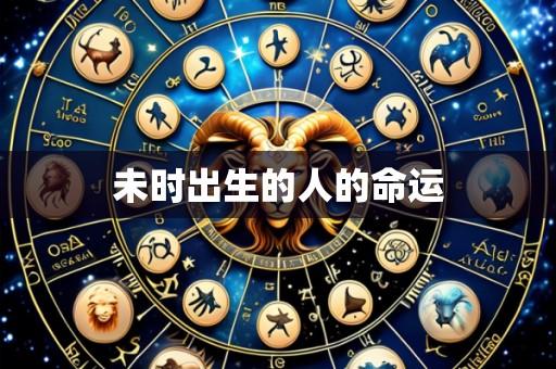 未时出生的人的命运