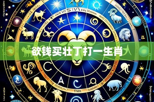 欲钱买壮丁打一生肖