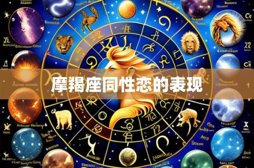 摩羯座同性恋的表现