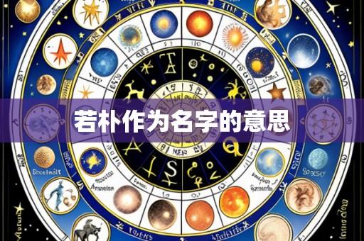 若朴作为名字的意思