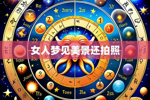 女人梦见美景还拍照