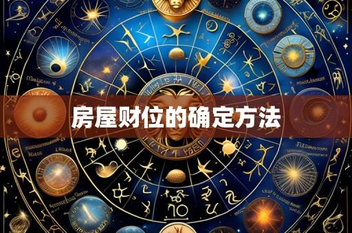 房屋财位的确定方法
