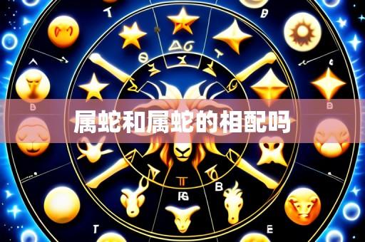 属蛇和属蛇的相配吗