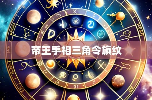 帝王手相三角令旗纹