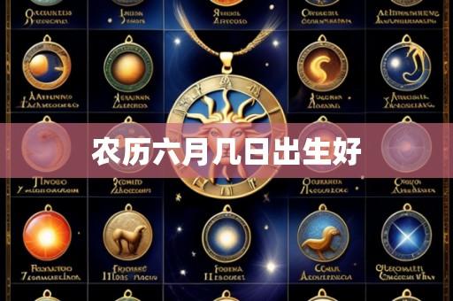 农历六月几日出生好
