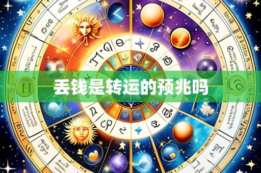 丢钱是转运的预兆吗