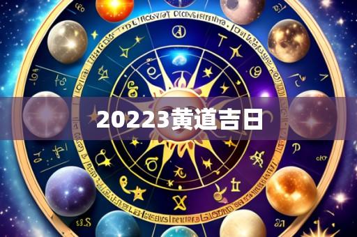 20223黄道吉日
