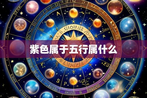紫色属于五行属什么