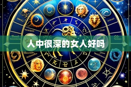 人中很深的女人好吗