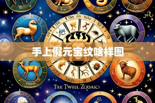手上假元宝纹啥样图
