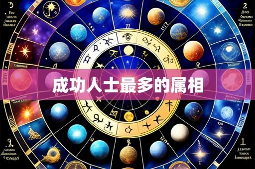 成功人士最多的属相
