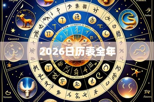 2026日历表全年