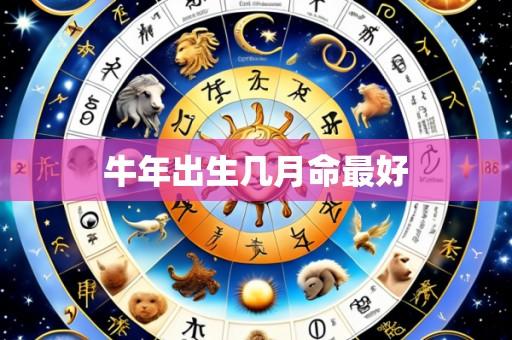 牛年出生几月命最好