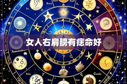女人右肩膀有痣命好