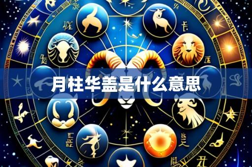 月柱华盖是什么意思
