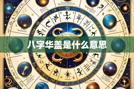 八字华盖是什么意思