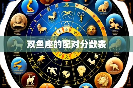 双鱼座的配对分数表