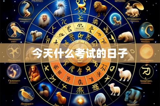 今天什么考试的日子