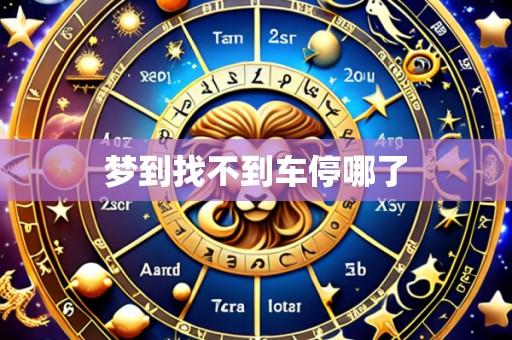 梦到找不到车停哪了