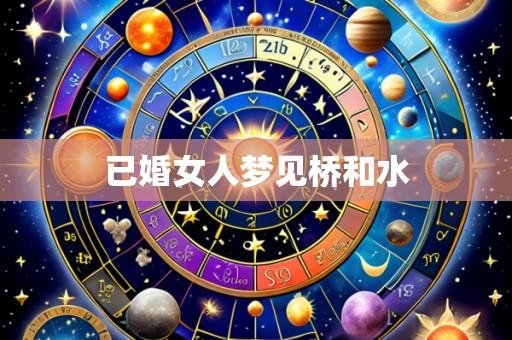 已婚女人梦见桥和水