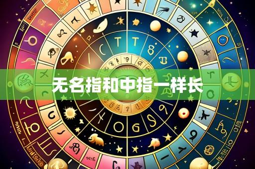 无名指和中指一样长