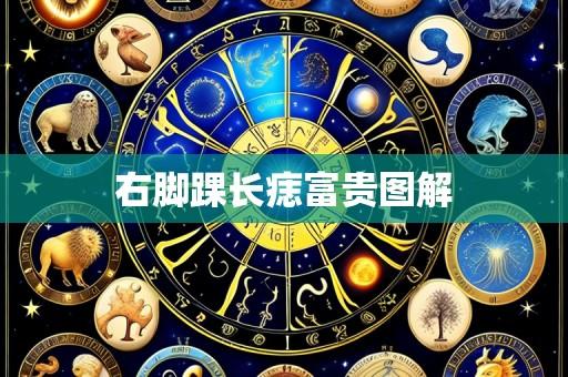 右脚踝长痣富贵图解
