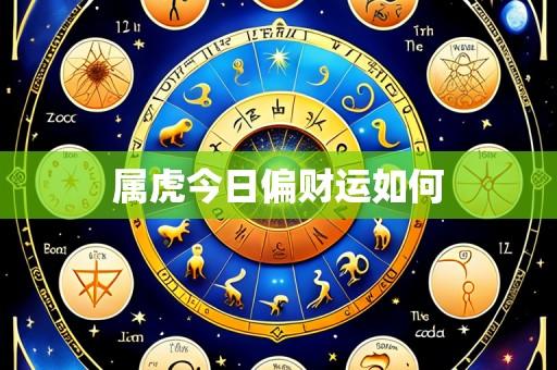 属虎今日偏财运如何