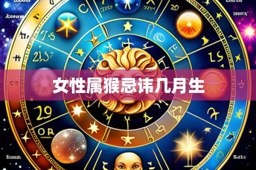 女性属猴忌讳几月生