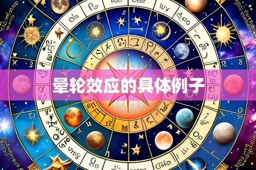 晕轮效应的具体例子