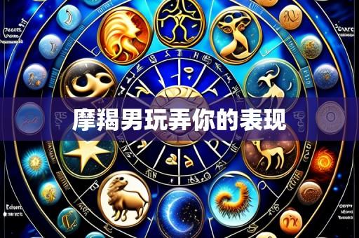 摩羯男玩弄你的表现