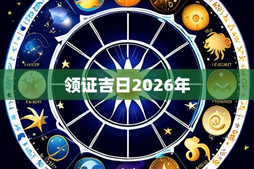 领证吉日2026年